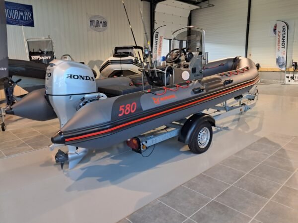 NARWHAL HD 580 / HONDA BF 100cv / REMORQUE / GPS