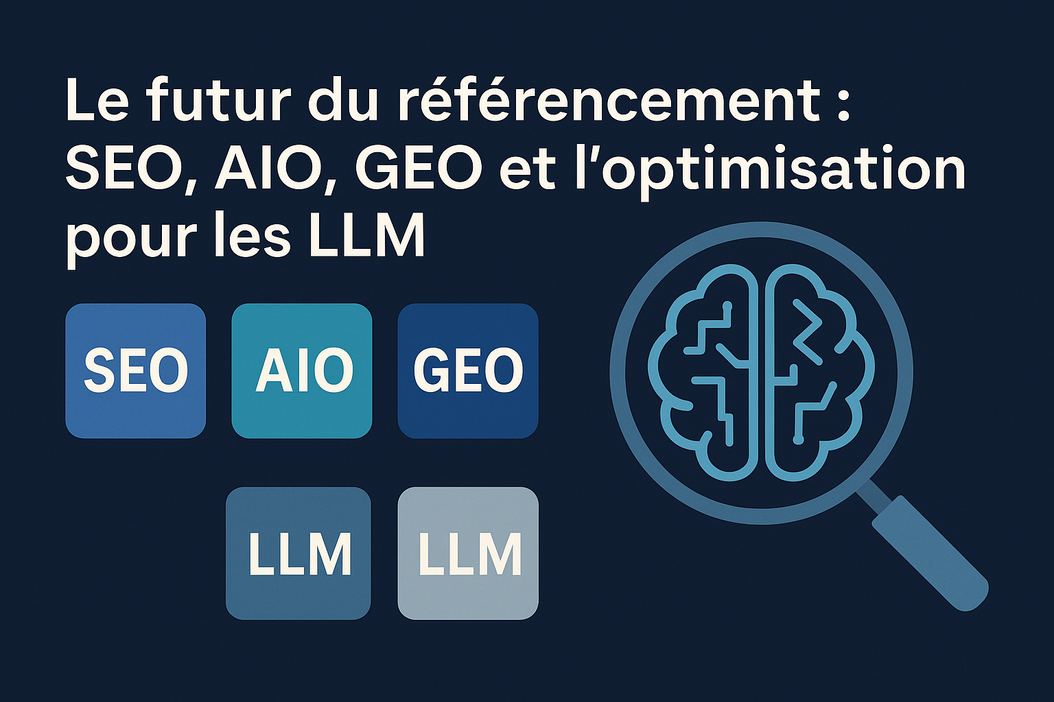 SEO, AIO, GEO et l’optimisation pour les LLM en 2026