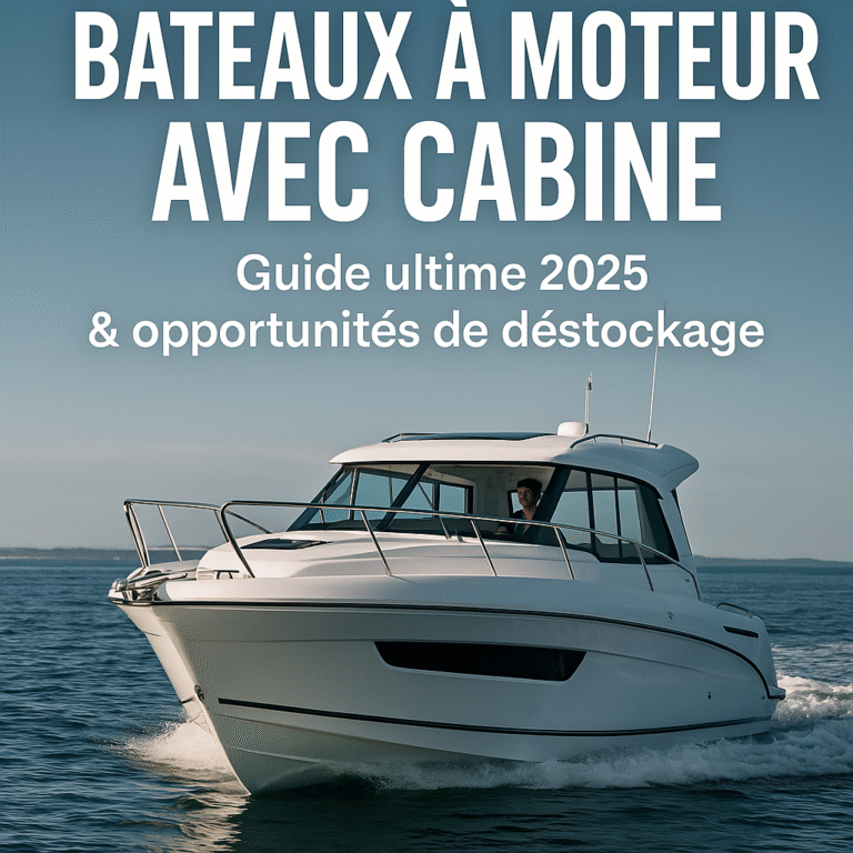 Bateaux à moteur avec cabine : guide ultime 2025, tendances, conseils et opportunités de déstockage
