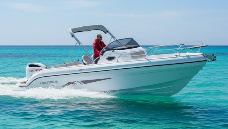 4XC H26 SD, grand day cruiser Honda x Ranieri en mer