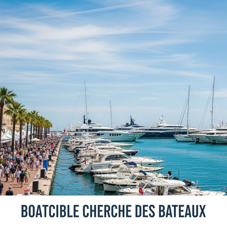 salon de cannes boatcible cherche des bateaux
