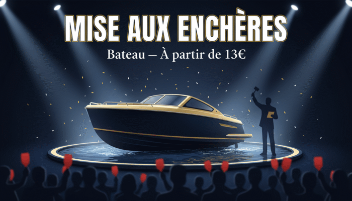 mise aux enchères bateau