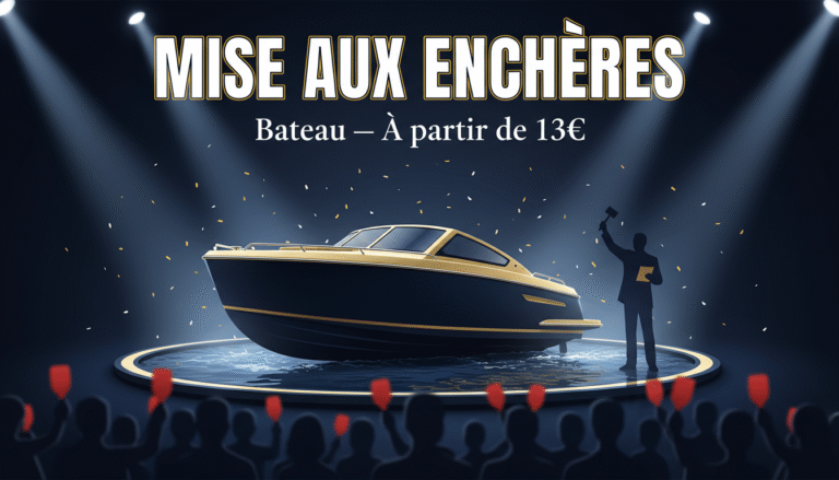 mise aux enchères bateau