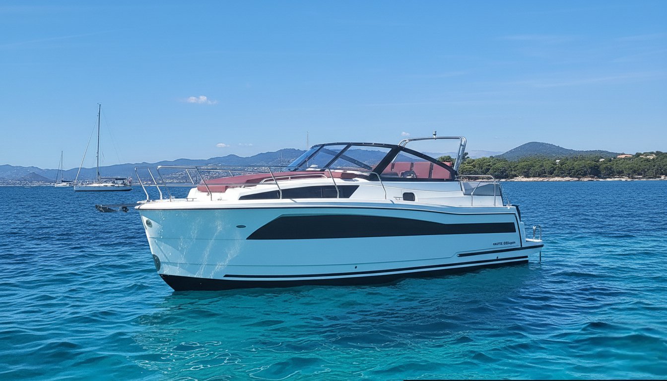 Nautic Yacht 990 Open Expo au mouillage, Cote d'Azur
