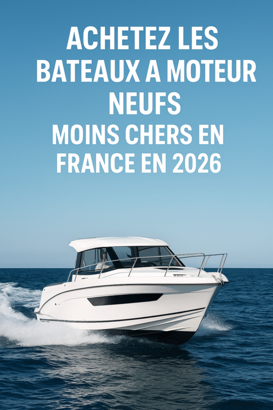 Achetez les Bateaux à Moteur Neufs moins chers en France en 2026