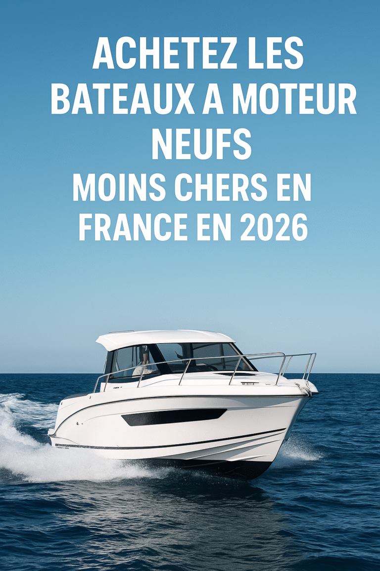 Achetez les Bateaux à Moteur Neufs moins chers en France en 2026