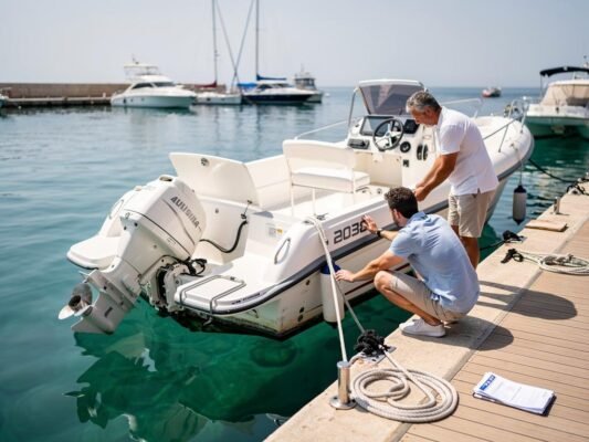 bateau a moteur occasion 2026 checklist complete avant dacheter moteur coque papiers essai mer