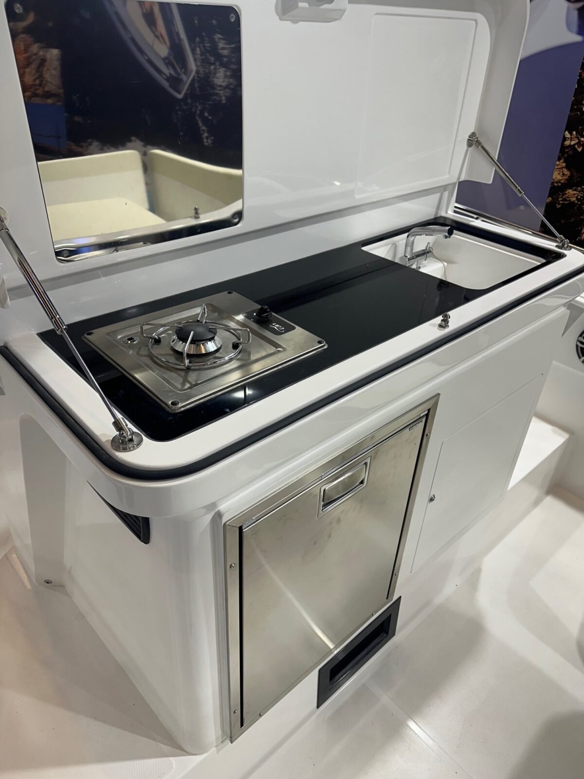 BMA X299 cuisine extérieure réchaud gaz évier et réfrigérateur