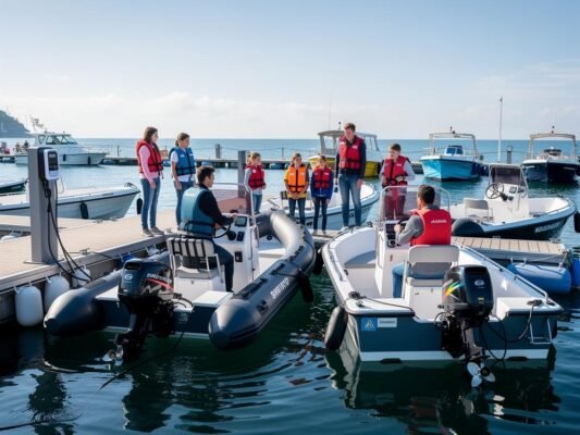 panorama complet des bateaux ecole electrique hybride carburants alternatifs marques modeles et salons dedies