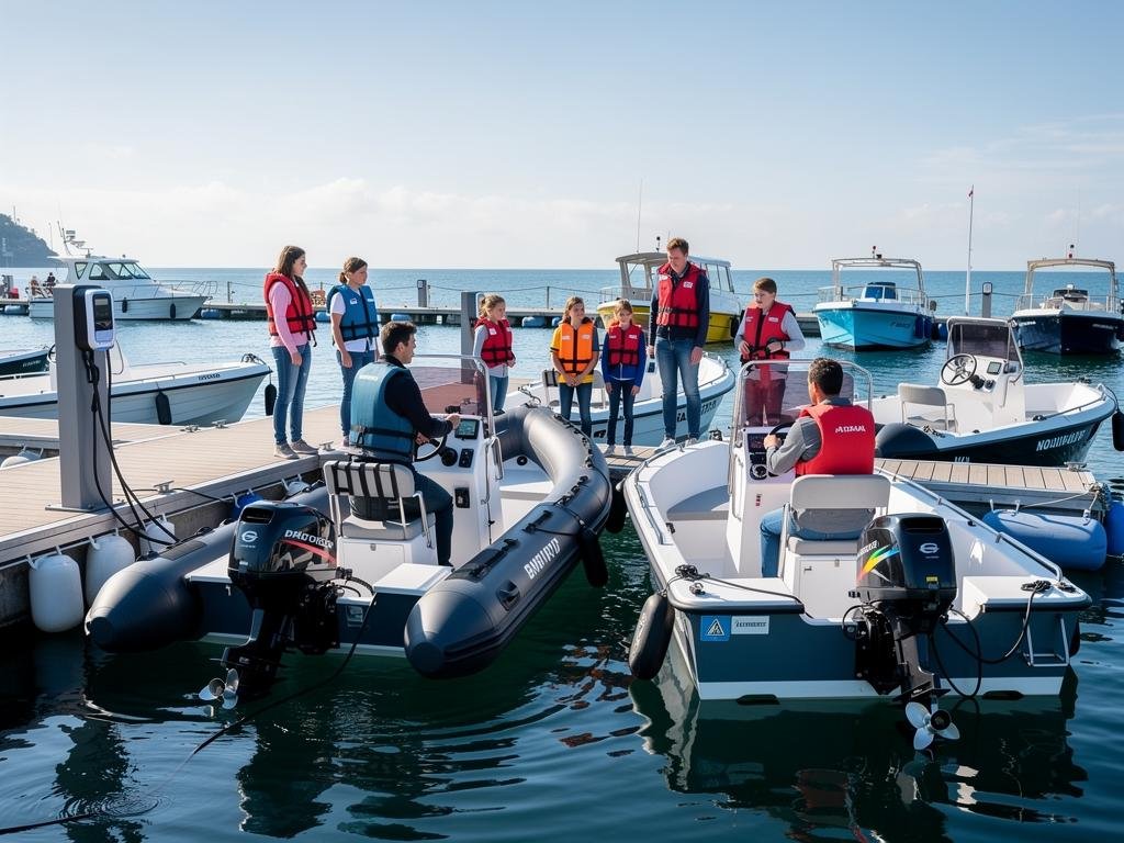 panorama complet des bateaux ecole electrique hybride carburants alternatifs marques modeles et salons dedies
