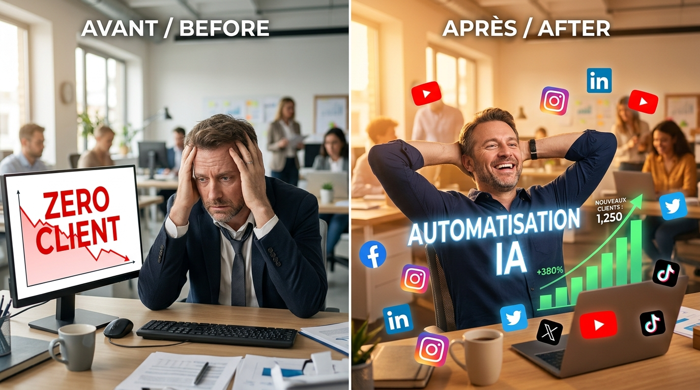 Split screen before and after comparison image in 1772649180740