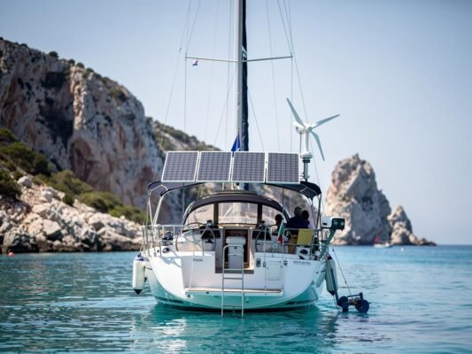 mix energetique a bord solaire hydrogenerateur eolienne alternateur quel combo pour lautonomie en croisiere
