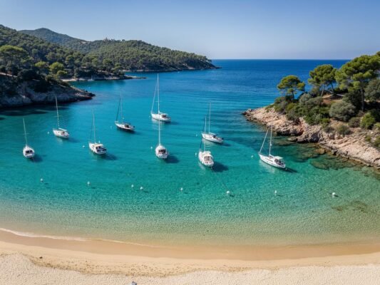 escale dans la baie de cavalaire et le lavandou mouillages zmel et criques sauvages de la cote des maures 2026