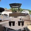 BWA GTO 308 vue de poupe — plateformes arrière en teck synthétique et T-top