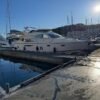 Pearl 55/60 vue générale tribord — yacht flybridge à quai