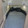BWA 30 Premium cabine — couchage double avec rangements