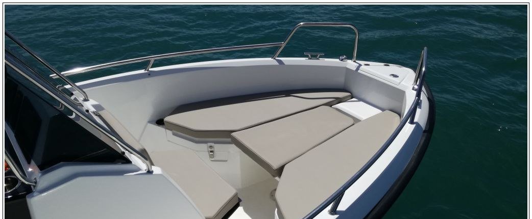 Compass 190 CC bain de soleil de proue et passavants