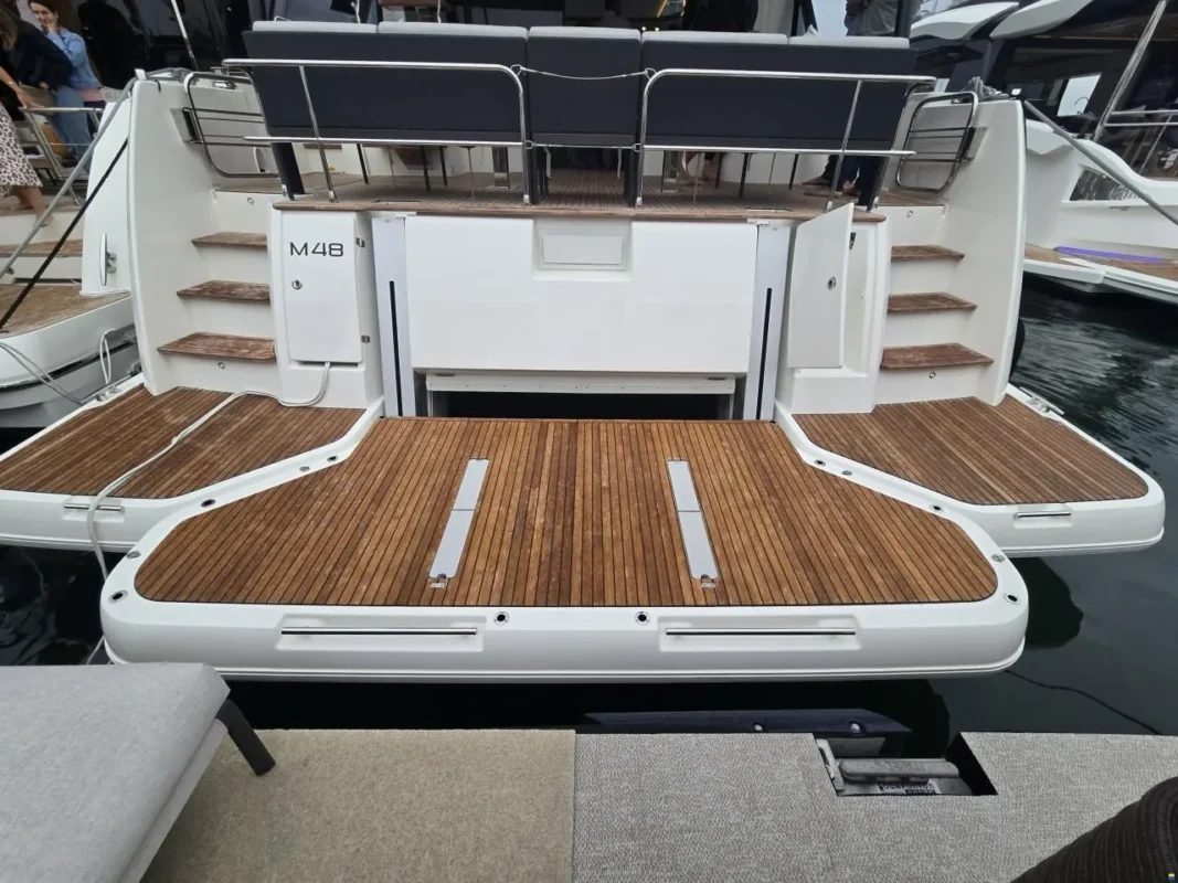 Prestige M48 plateforme de bain en teck