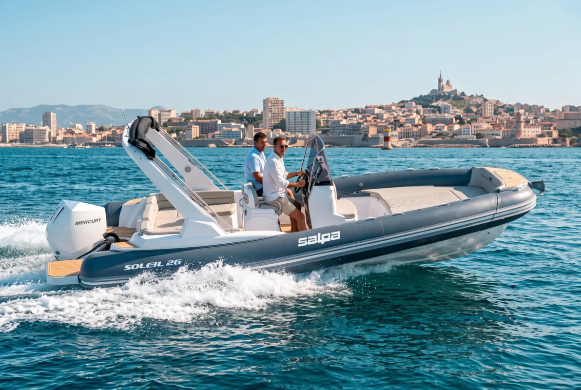 Salpa Soleil 26 - bateau à moteur