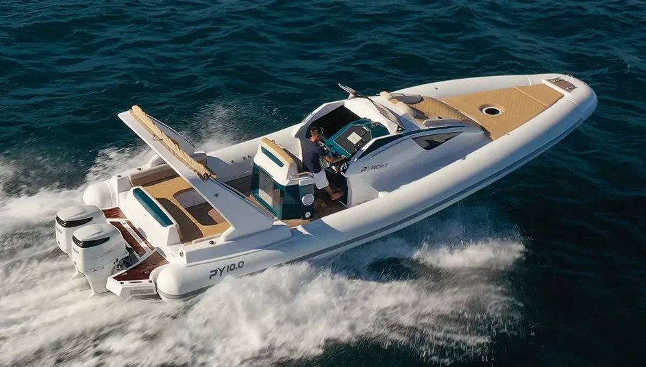 Semi-rigide PY Yacht PY10.0 Cabin neuf navigation aerienne