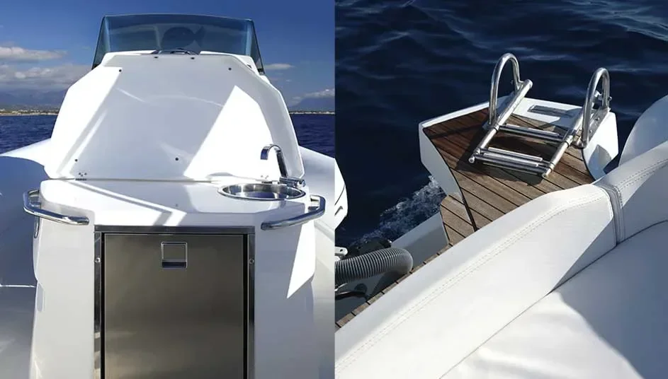 Semi-rigide PY Yacht PY80 neuf plateforme teck